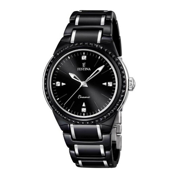 Reloj festina mujer ceramica negro hotsell